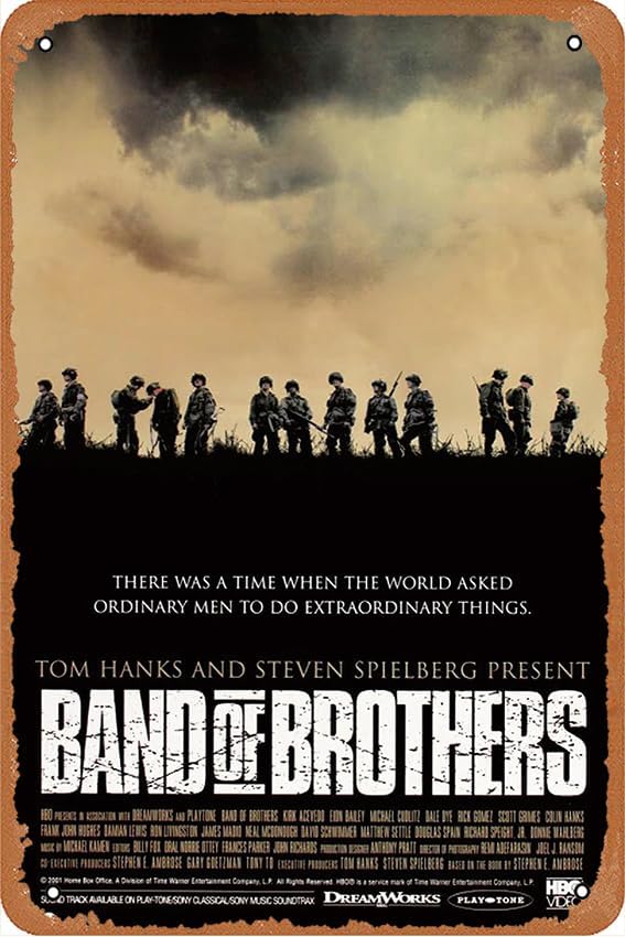 Vintage Collectible Plates - Plakat filmu „Band of Brothers” (2001)