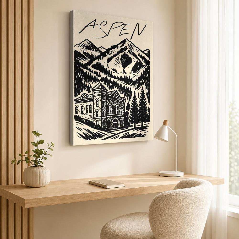 Aspen Vintage Ski Canvas Print – Vintage Collectible Posters recenzja i cena