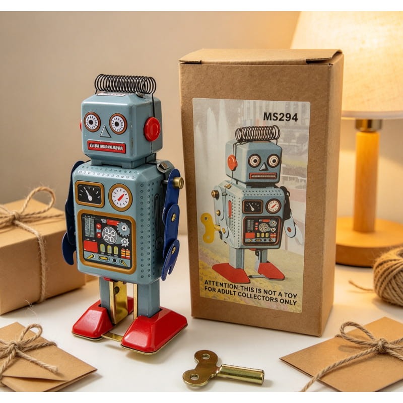 Antyczny robot na sznurek MS29 – Vintage Collectibles Store recenzja i cena